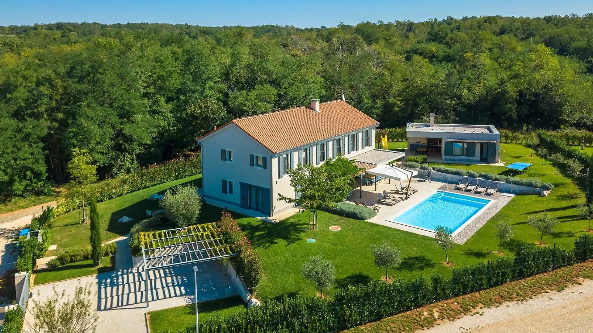 Luxury Villa Povetica With Pool In Vizinada Lasci